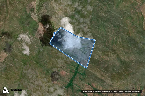 Imagem de satélite de FAZENDA PALESTINA/PARTE 03-B LOTEAMENTO SÃO LOURENÇO DO PARAISO - Parcela 2 em Minaçu - GO