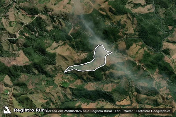 Imagem de satélite de Fazenda Antunes - Gleba 02 Fazenda Antunes em Mariana - MG