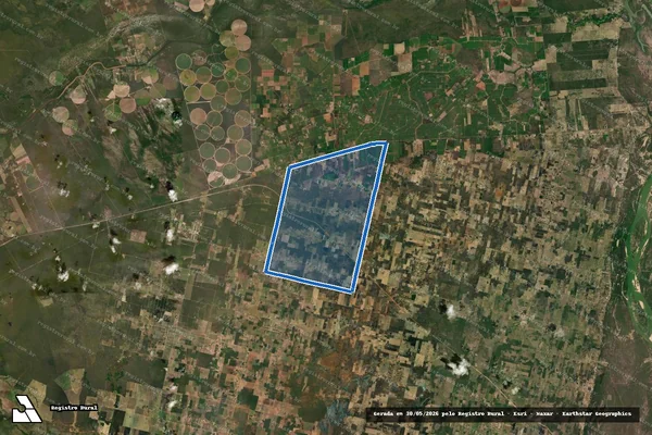 Imagem de satélite de PROJETO DE ASSENTAMENTO CSB em Serra do Ramalho - BA