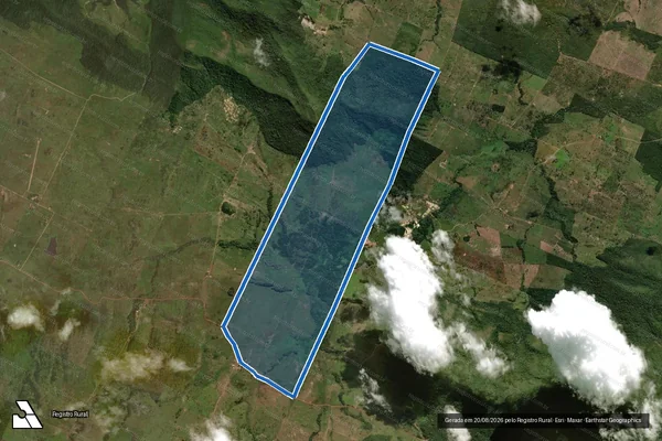 Imagem de satélite de FAZENDA PANTANEIRA - Parte 1 em Rio Maria - PA