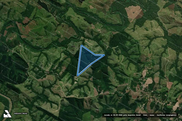 Imagem de satélite de Posse - Parte 1 em Cândido de Abreu - PR