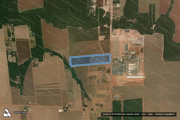 Imagem de satélite de Lote 75-B - Parcela 1 em Sinop - MT