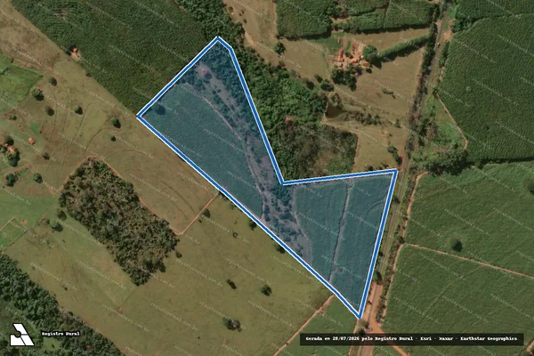 Imagem de satélite de Fazenda Água Limpa da Ponte Nova em Monte Aprazível - SP