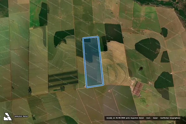 Imagem de satélite de Fazenda Entre Rios - Parte 1 em Chapadão do Sul - MS