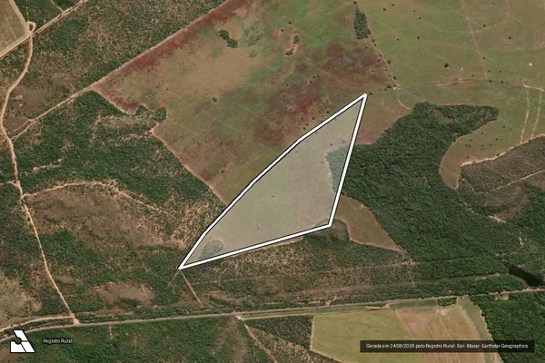 Imagem de satélite de PARTE DO LOTE 01 DO LOT. BOM SERÁ - Fazenda São João II em Tupirama - TO
