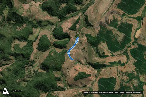 Imagem de satélite de Fazenda Fronteira - Gleba 1 em Frei Gaspar - MG