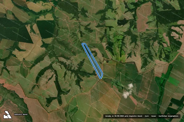 Imagem de satélite de Fazenda São Rafael - Parte 1 em Sete Quedas - MS