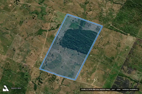Imagem de satélite de FAZENDA PANTANAL - PARTE 01 em Água Azul do Norte - PA