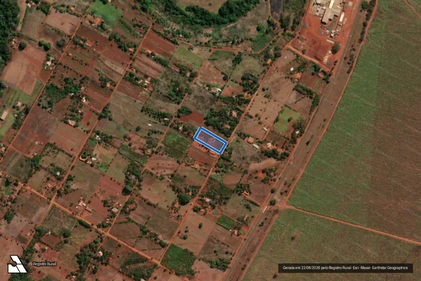 Imagem de satélite de FAZENDA SANTA LUZIA - Lote 57 em Paranaiguara - GO