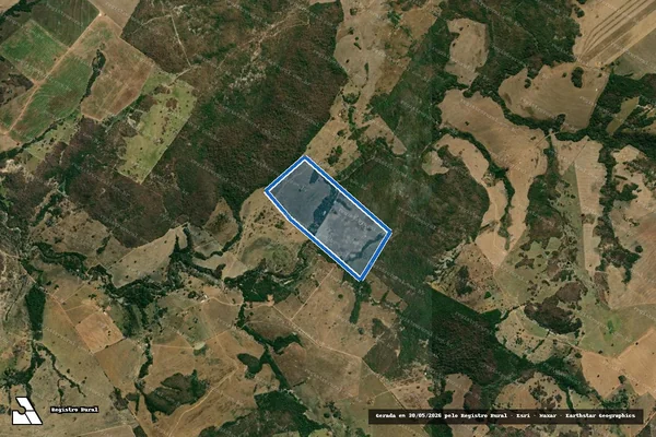 Imagem de satélite de FAZENDA BOM JESUS DA VARGINHA - IMÓVEL POUSO ALEGRE, CABECEIRA DO MARRUCO E LAMBRARI - GLEBA 10 - Gleba 10C em Edéia - GO