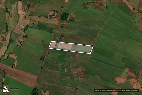 Imagem de satélite de Lote 343 - Parcela 1 em Itaporã - MS
