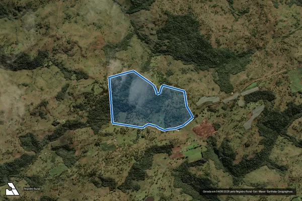 Imagem de satélite de Fazenda Estância do Meio em São Joaquim - SC