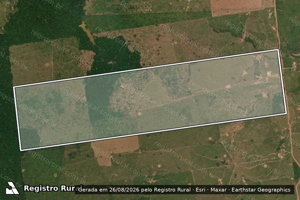 Imagem de satélite de PORTO VELHO - LOTES 61B E 63 UNIFICADOS