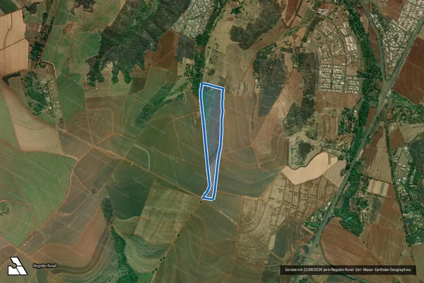 Imagem de satélite de Estância São Lucas - Parte 1 em Ribeirão Preto - SP