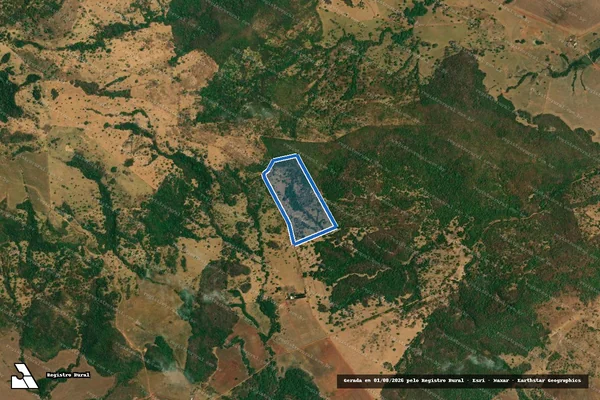 Imagem de satélite de FAZENDA POÇÕES - FAZENDA POÇÕES em Diorama - GO