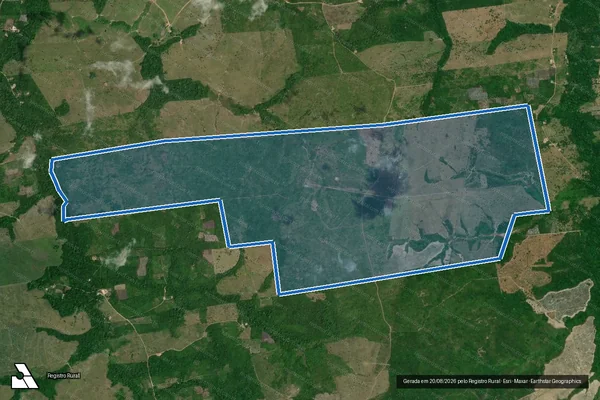 Imagem de satélite de FAZENDA DIVISA - Parte 1 em São Domingos do Capim - PA