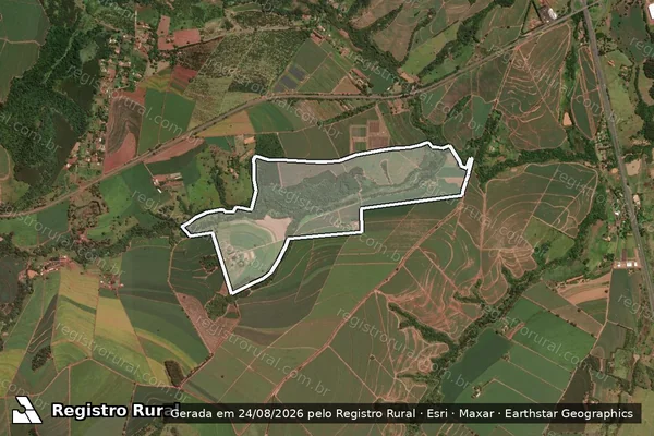 Imagem de satélite de FAZENDA AGUA BRANCA e SITIO VISTA ALEGRE - FAZENDA AGUA BRANCA e SITIO VISTA ALEGRE gleba 3 em Pirassununga - SP