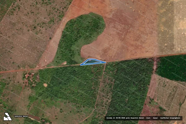 Imagem de satélite de P.A CENTRO DA MATA - LOTE 88 - Parte 3 em Conceição do Araguaia - PA