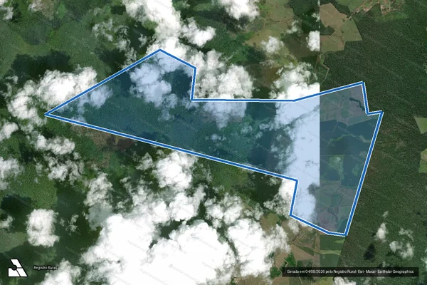 Imagem de satélite de Fazenda Serrinha - Parte 1 em Mucajaí - RR
