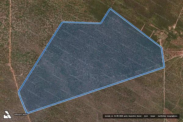 Imagem de satélite de Fazenda Chapada - 001 em Barão de Grajaú - MA