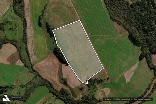 Imagem de satélite de Lote Rural n° 40B da Gleba N° 71-FB - Lote n° 40B da Gleba nº 71 FB em Francisco Beltrão - PR