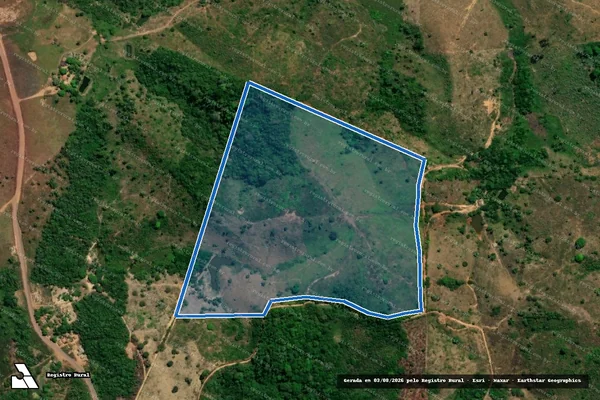 Imagem de satélite de PA JERUSALÉM ? LOTE 26 - Parcela 1 em Marabá - PA