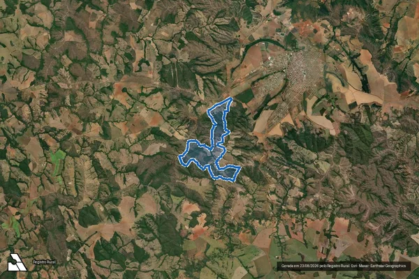 Imagem de satélite de Fazenda Mesas e Santa Rosa - PARTE 1 em Coromandel - MG