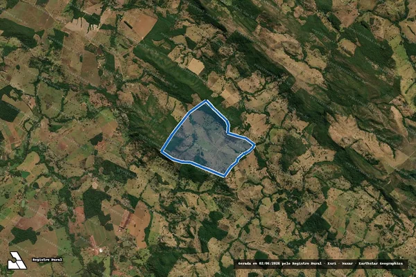Imagem de satélite de Fazenda Caxambu / Parcela 1 em Pirenópolis - GO
