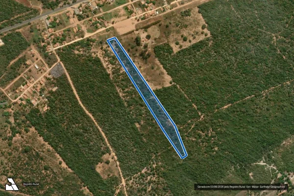 Imagem de satélite de Fazenda Pedreira - GLEBA B em Barreiras - BA