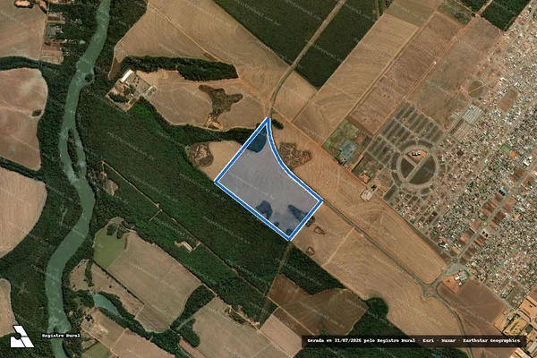 Imagem de satélite de FAZENDA POR DO SOL IV - Parcela 1 em Sorriso - MT
