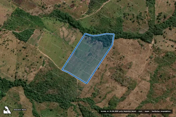 Imagem de satélite de GLEBA JENIPAPO, DATA FAZENDA GRANDE - 001 em Riachão - MA
