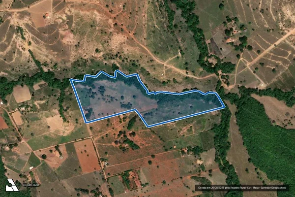 Imagem de satélite de FAZENDA BOQUEIRÃO - Lote 17 em Unaí - MG