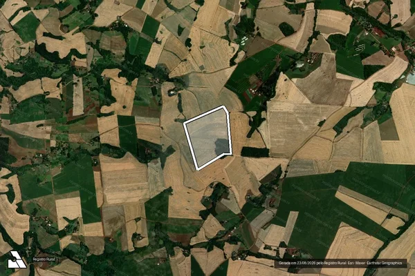 Imagem de satélite de Lote rural nº 30 da Secção Erval - LOMPA 1 em Humaitá - RS