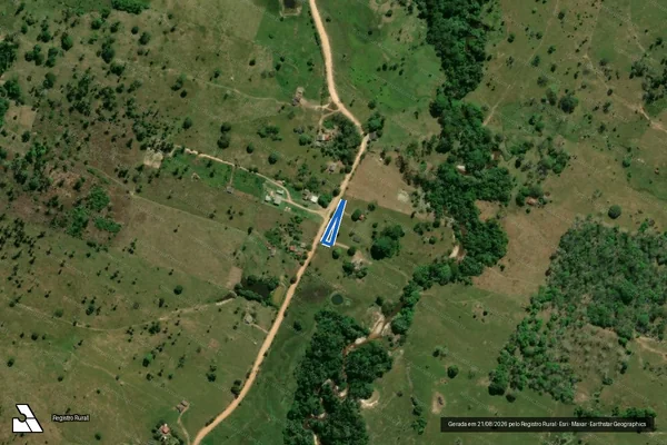 Imagem de satélite de Lote 49-A da Gleba 30 do PICOP - PARCELA 03 em Ji-Paraná - RO