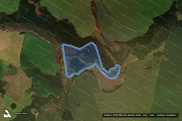 Imagem de satélite de Fazenda Santo Antônio  - Parte 1 em Ponta Porã - MS