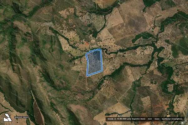Imagem de satélite de UMA PARTE DE TERRA NA FAZ.SALOBRO - 001 em Formosa - GO