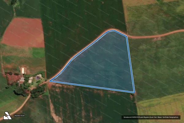 Imagem de satélite de PARTE DOS LOTES 27 E 25 - PARCELA 02 em Coqueiros do Sul - RS