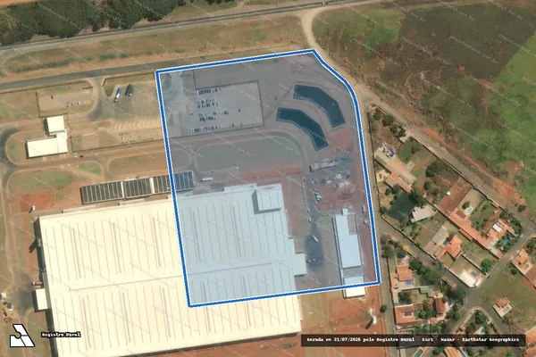 Imagem de satélite de Haras Taquaral ? Lote 39 - Parte 1 em Rio das Pedras - SP