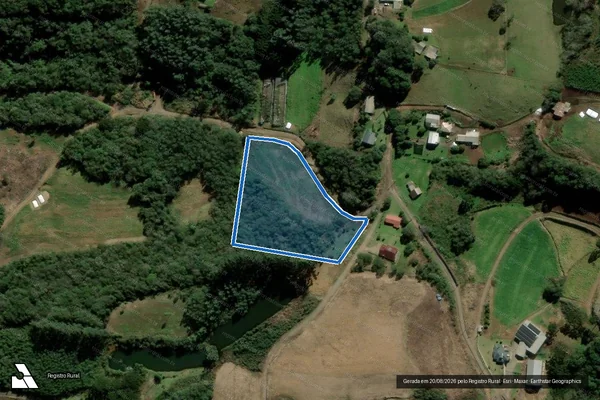 Imagem de satélite de Gilberto Kasper - area 1 - Parte 1 em Santa Maria do Herval - RS
