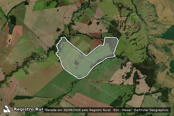 Imagem de satélite de Fazenda São Manoel ou São Basílio  - Parcela 1 em Sacramento - MG