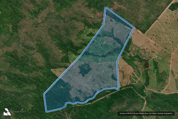 Imagem de satélite de Fazenda Solta - Fazenda Solta em Itaguatins - TO