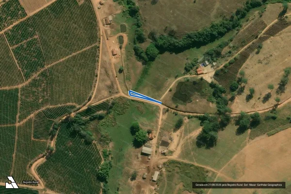 Imagem de satélite de Sítio Estiva ou Paulicéa - Gleba 4-B em São João da Boa Vista - SP