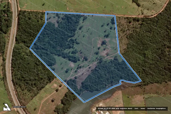 Imagem de satélite de Fazenda Vargem Grande, lugar denominado "Balada II" - Fazenda Vargem Grande, lugar denominado "Balada II" em Caldazinha - GO