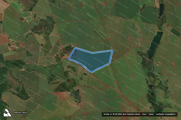 Imagem de satélite de Fazenda Boa Vista - Parcela 1 em Ituverava - SP