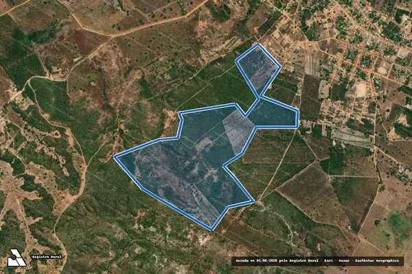 Imagem de satélite de FAZENDA SAPUCAI em Loreto - MA