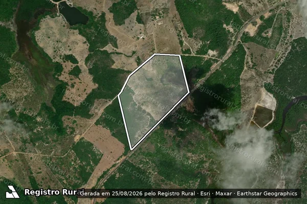 Imagem de satélite de FAZENDA BARREIRA I - Gleba 02 em Indiaroba - SE