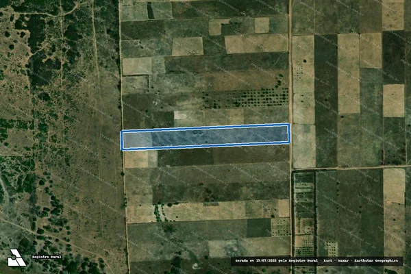 Imagem de satélite de PROJETO DE ASSENTAMENTO SÃO JOSÉ DO PEDREGULHO - LOTE 36 - Parte 1 em Ceará-Mirim - RN