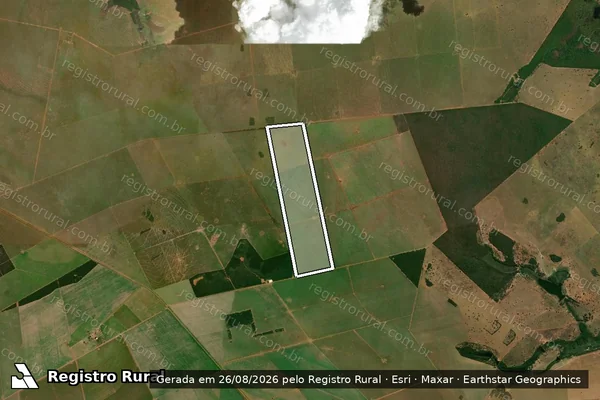 Imagem de satélite de Fazenda Água Limpa - CAMILA AL IV em Paraíso das Águas - MS