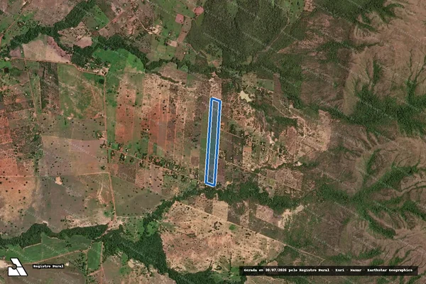 Imagem de satélite de FAZENDA TAMBORIL E CAPÃO - Gleba 18 em Vila Boa - GO