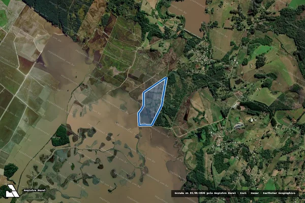 Imagem de satélite de Projeto de Assentamento Capela / Parcela 66 - Parcela 66 em Nova Santa Rita - RS